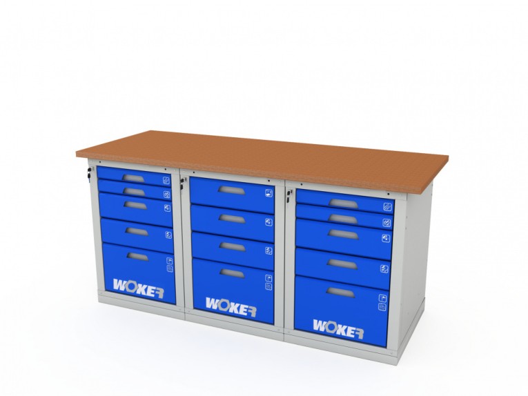 Верстак трехтумбовый WOKER PRO 3545.1800 купить в Апатитах